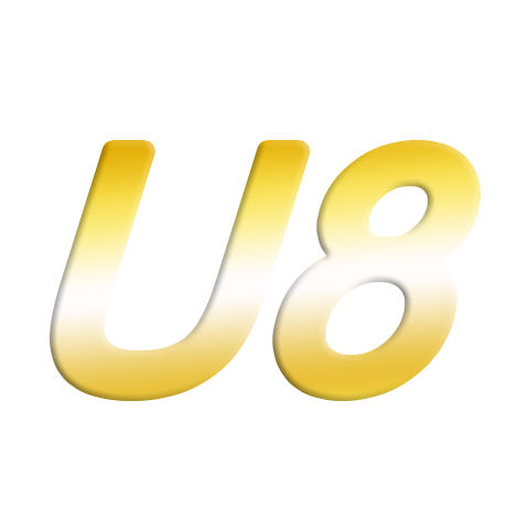 U8 gold logo